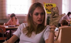 Angelina Jolie GIF. Film Angelina jolie Gifs Filmsterren Hackers Iain softley 