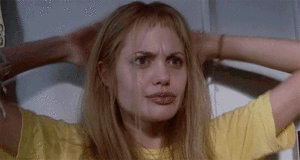 Angelina Jolie GIF. Film Angelina jolie Gifs Filmsterren Meisje onderbroken 