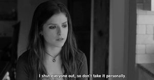 Anna Kendrick GIF. Interview Gifs Filmsterren Anna kendrick Van alex 