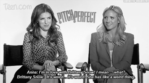 Anna Kendrick GIF. Tv Gifs Filmsterren Anna kendrick Lip sync battle Flanneltits 