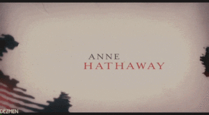 Anne Hathaway GIF. Gifs Filmsterren Anne hathaway 