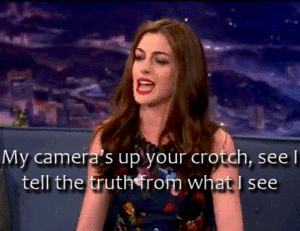 Anne Hathaway GIF. The princess diaries Gifs Filmsterren Anne hathaway Hou je mond 
