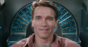 Arnold Schwarzenegger GIF. Gifs Filmsterren Arnold schwarzenegger Total recall 