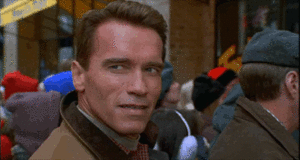 Arnold Schwarzenegger GIF. Gifs Filmsterren Arnold schwarzenegger Commando Leugen I lied 