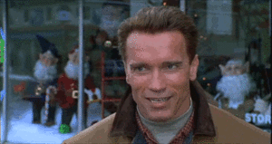 Arnold Schwarzenegger GIF. Gifs Filmsterren Arnold schwarzenegger Vaarwel Terminator 2 Hasta la vista baby 