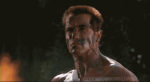 Arnold Schwarzenegger GIF. Film Gifs Filmsterren Arnold schwarzenegger Camando 
