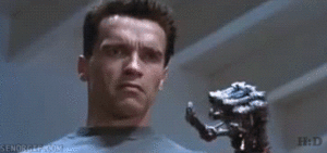 Arnold Schwarzenegger GIF. Film Terminator Gifs Filmsterren Arnold schwarzenegger Kijken Science fiction Verschrikking James cam 