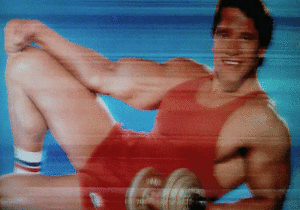 Arnold Schwarzenegger GIF. Gifs Filmsterren Arnold schwarzenegger Glitch kunst Declan ackroyd 