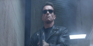 Arnold Schwarzenegger GIF. Bioscoop Geweer Terminator Gifs Filmsterren Arnold schwarzenegger Terminator 2 T2 Arnold swartzer 