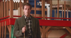 Arnold Schwarzenegger GIF. Gifs Filmsterren Arnold schwarzenegger Kindergarten cop 