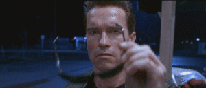 Arnold Schwarzenegger GIF. Bioscoop Kunst Terminator Zonnebril Gifs Filmsterren Arnold schwarzenegger Haydiroket T2 