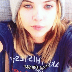 Ashley Benson GIF. Gifs Filmsterren Ashley benson Ashley benson s Jake abel Jake abel s 