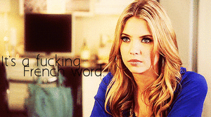 Ashley Benson GIF. Gifs Filmsterren Ashley benson Pll Hanna marin Hanna marin s Jaagt Pll s 