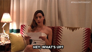 Chris Pratt GIF. Tv Gifs Filmsterren Chris pratt Aubrey plaza Parks and recreation April ludgate Andy dwyer 
