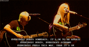 Avril Lavigne GIF. Artiesten Avril lavigne Gifs Opgewonden 