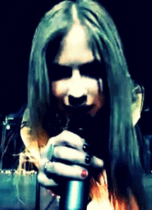 Avril Lavigne GIF. Artiesten Avril lavigne Gifs Klap Slapping Popcorn Abdij 