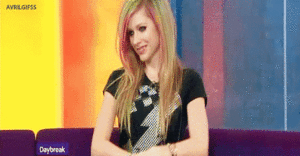 Avril Lavigne GIF. Artiesten Avril lavigne Smile Gifs 
