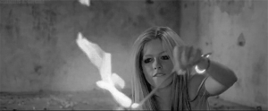 Avril Lavigne GIF. Artiesten Avril lavigne Gifs Opgewonden 
