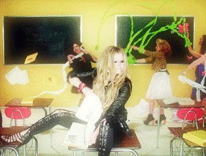 Avril Lavigne GIF. Artiesten Avril lavigne Kreeft Gifs 