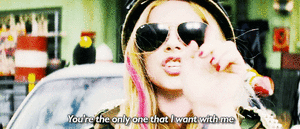 Avril Lavigne GIF. Boos Artiesten Avril lavigne Dom Gifs Pons Breuk Mirron 