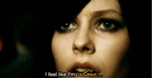 Avril Lavigne GIF. Artiesten Avril lavigne Gifs Zwart en wit 