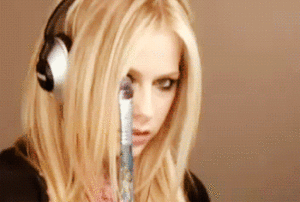 Avril Lavigne GIF. Artiesten Avril lavigne Kreeft Gifs 