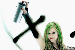 Avril Lavigne GIF. Artiesten Avril lavigne Smile Gifs 