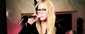 Avril Lavigne GIF. Artiesten Avril lavigne Gifs Lavigne Dankzegging 