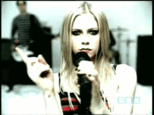 Avril Lavigne GIF. Artiesten Avril lavigne Smile Gifs 