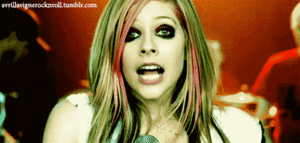 Avril Lavigne GIF. Artiesten Avril lavigne Kreeft Gifs 