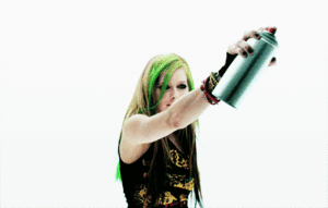 Avril Lavigne GIF. Interview Artiesten Avril lavigne Gifs 