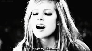 Avril Lavigne GIF. Artiesten Avril lavigne Gifs Opgewonden 