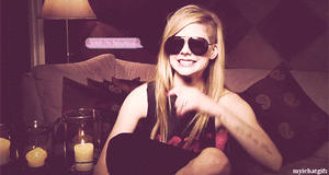 Avril Lavigne GIF. Artiesten Avril lavigne Gifs Ichat 