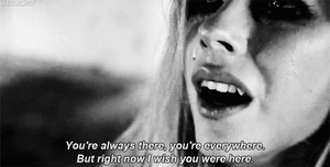 Avril Lavigne GIF. Artiesten Avril lavigne Gifs Zwart en wit 