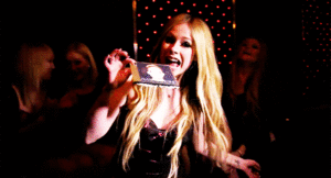 Avril Lavigne GIF. Artiesten Avril lavigne Zanger Gifs Zwart en wit Avril Lavigne 