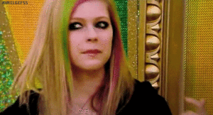 Avril Lavigne GIF. Artiesten Avril lavigne Gifs Black star 