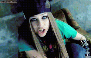 Avril Lavigne GIF. Artiesten Avril lavigne Gifs Breuk 
