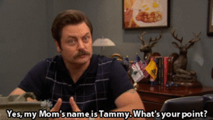 Amy Poehler GIF. Tv Gifs Filmsterren Amy poehler Aziz ansari Parks and recreation 