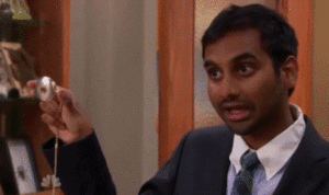 Aziz Ansari GIF. Tv Gifs Filmsterren Aziz ansari Oud Parks and recreation Antiek 
