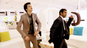 Aziz Ansari GIF. Televisie Gifs Filmsterren Aziz ansari 