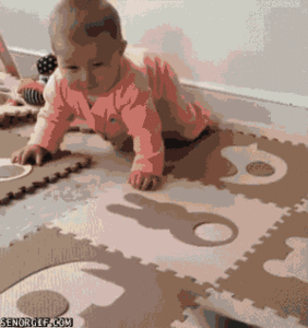Baby GIF. Baby Gifs Reactie Aanbiddelijk Reactie gezicht 