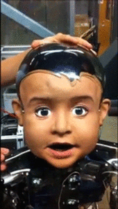 Baby GIF. Dieren Baby Gezicht Gifs Likken Rollen Fret 