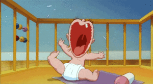 Baby GIF. Dieren Baby Kat Gifs Likken Lachend Proeverij 