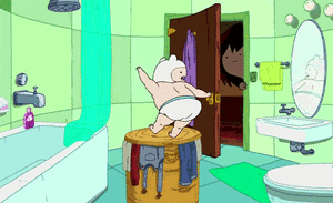 Baby GIF. Dansen Baby Gifs Avontuur tijd Fin Buff kindje 