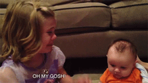Baby GIF. Ijs Baby Sneeuw Gifs Kind Kleuter Schattige baby Grappige kinderen 