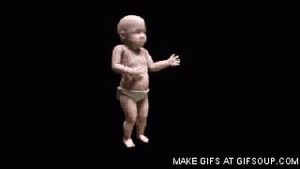 Baby GIF. Hockey Schattig Baby Oorwarmers Gifs Luid Geamuseerd Oortelefoons 