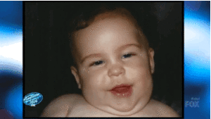 Baby GIF. Baby Gifs Glimlach American idol American idol xiii Sam woolf Top 8 Baby foto 