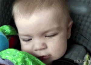 Baby GIF. Baby Gifs Geschokt Verbaasd Tunnel 