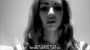 Baby GIF. Liefde Artiesten Baby Gifs Lana del rey Tekst Zwart en wit 