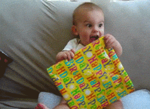 Baby GIF. Baby Koffie Gifs Mislukken Grootmoeder Morsen 